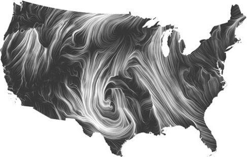 cartes des vents USA